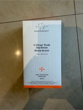 Drunk Elephant White & Orange C-Firma Fresh Day Serum Box